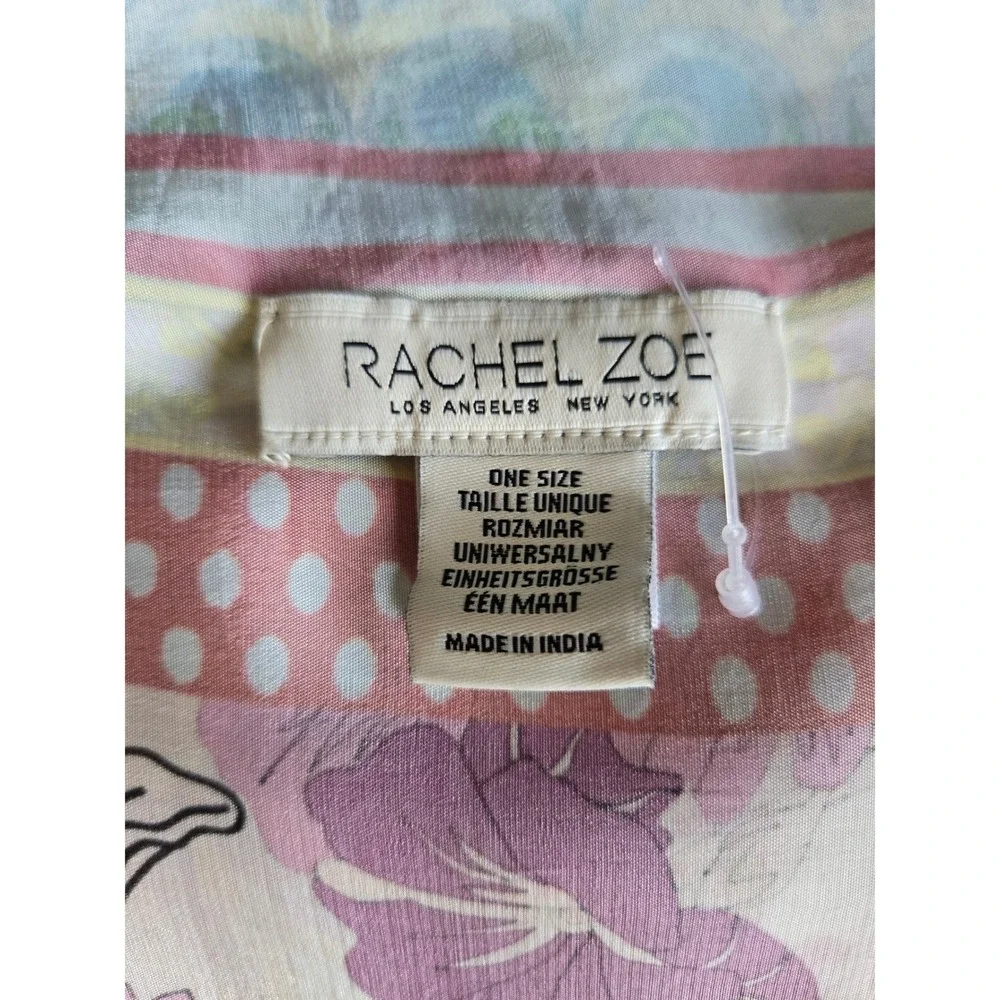 Rachel Zoe Floral Cocoon Kimono Coverup OS Boho Resort Romantic Chic Art Teacher